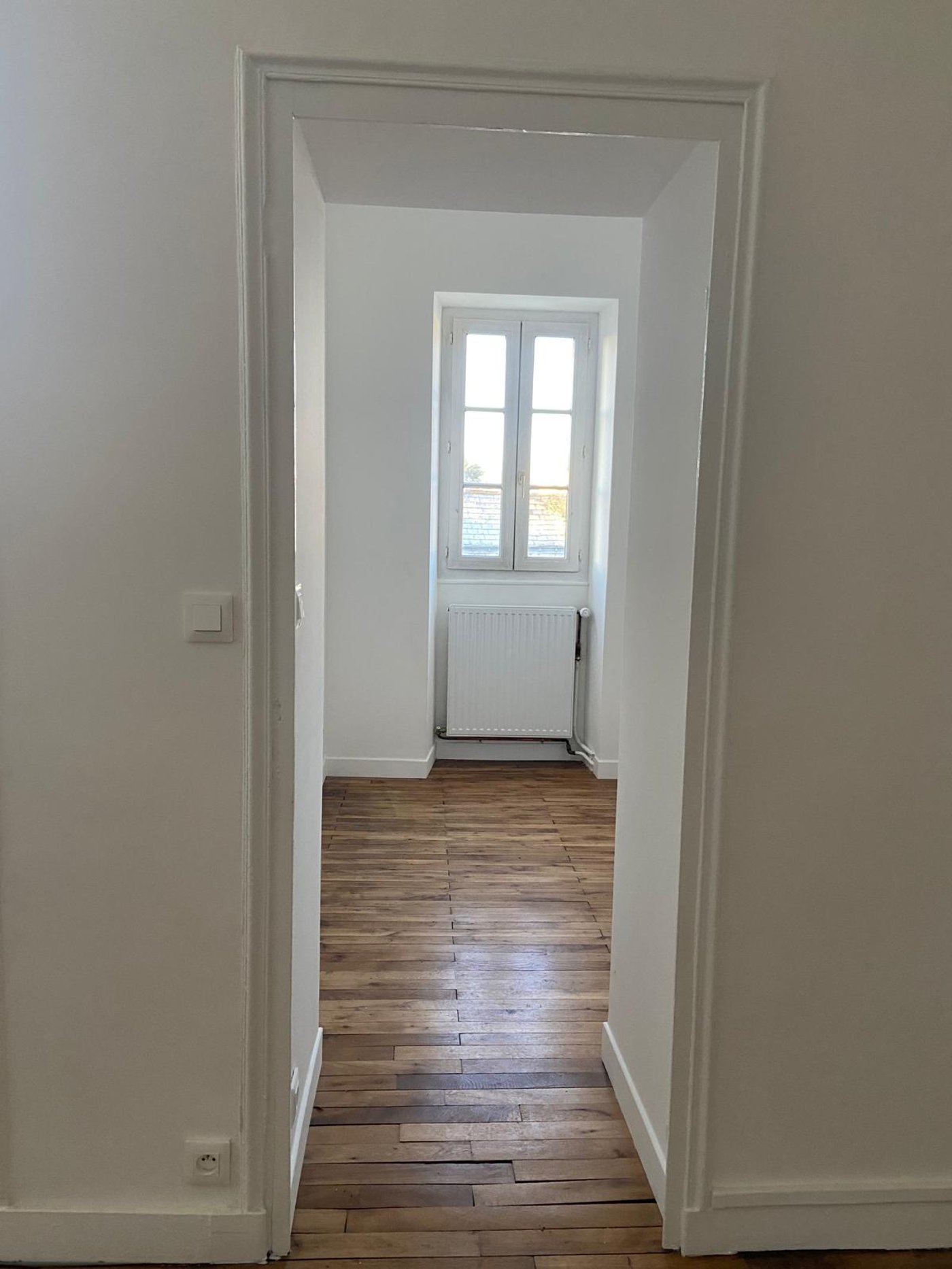 Pièce de vie de la maison Chèvre rénovée