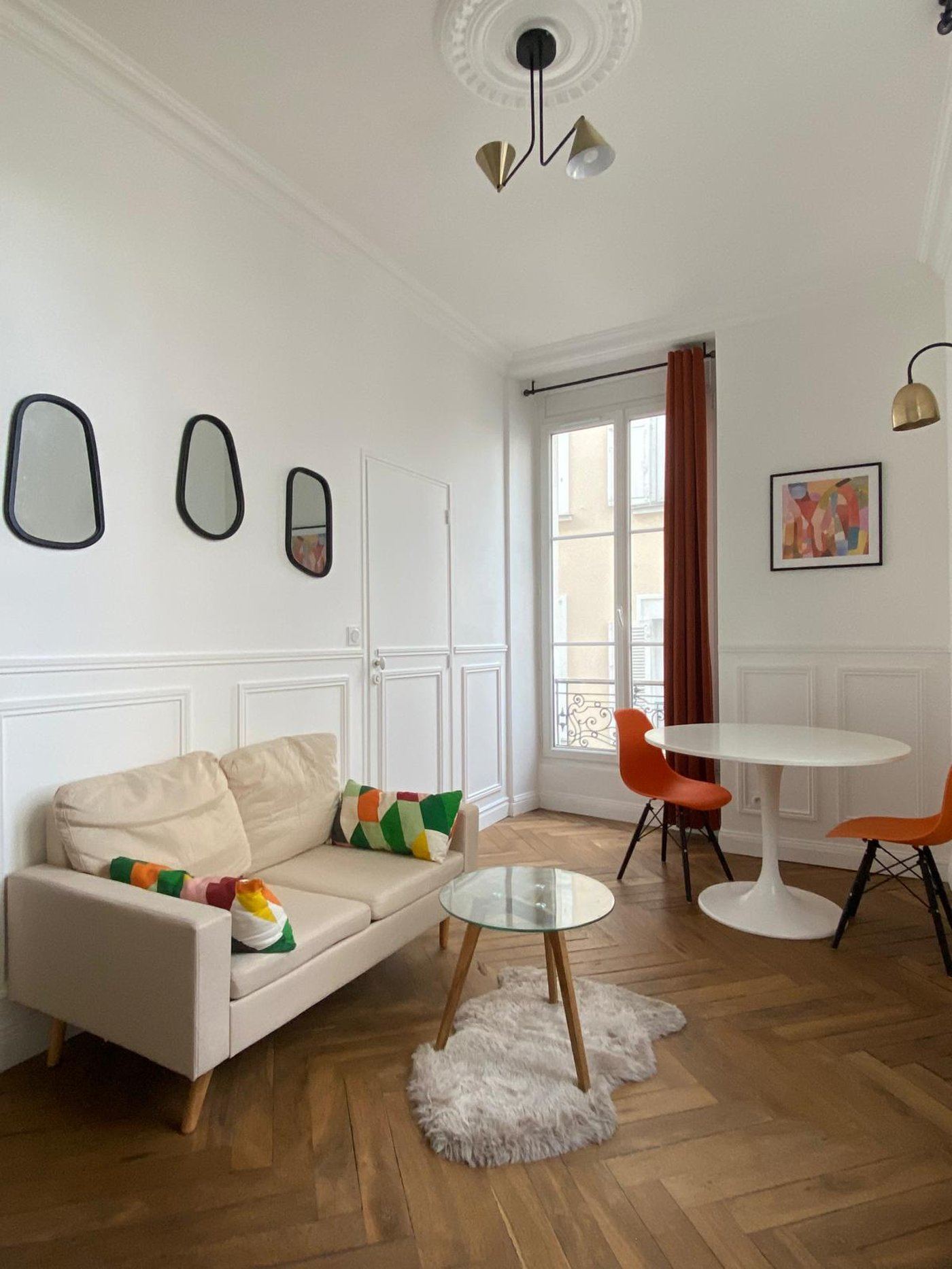 Parquet restauré du projet Cornet à Angers