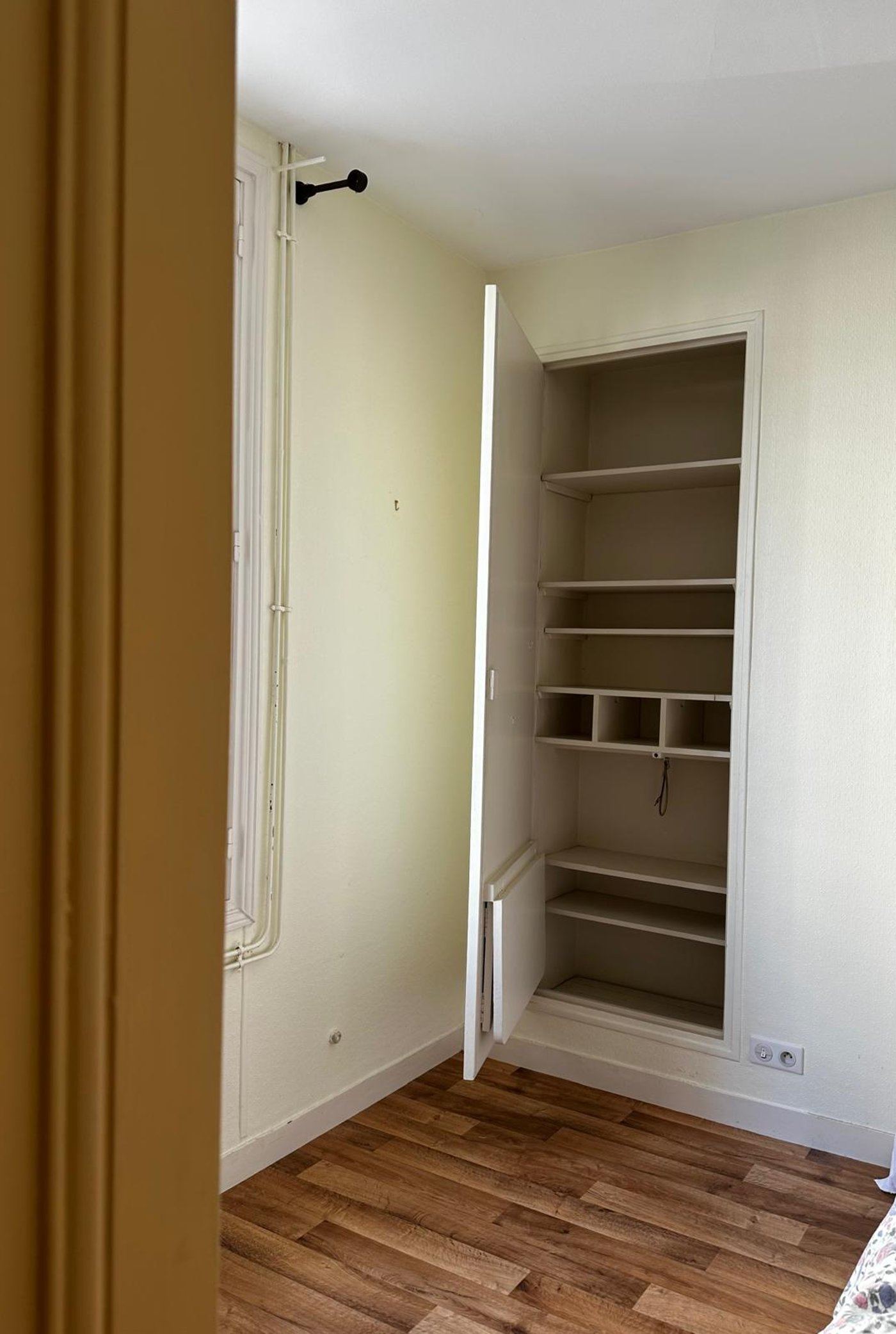 Ambiance vert olive et bois clair, projet Lafayette